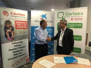 Conveni entre Càritas Parroquial de Tàrrega i l’ Obra social “la Caixa”