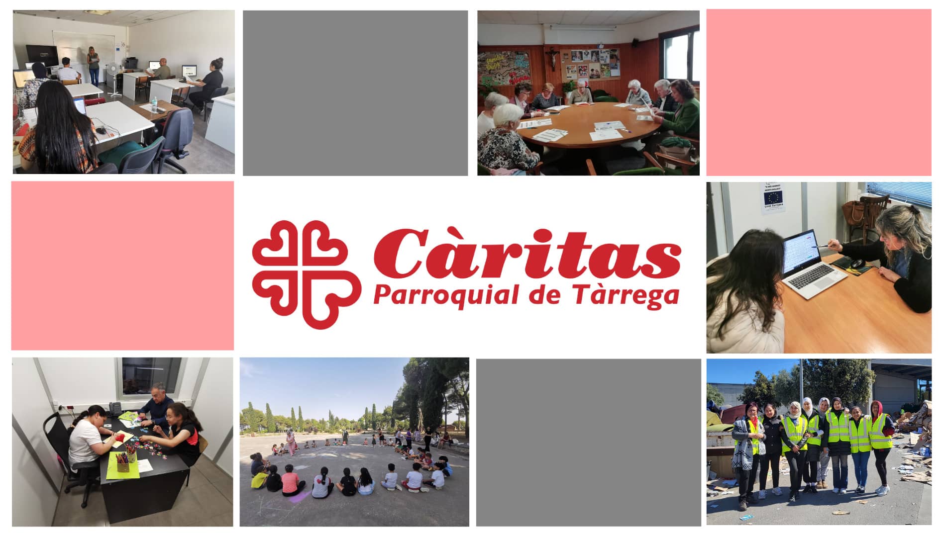 Pàgina web portada Foto Collage